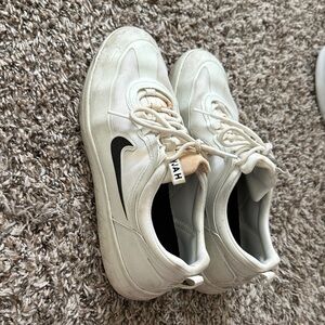 Nike Women's White and Black Sneakers